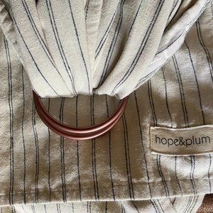 hope&plum Ring Sling - Original Beargrass - Bronze Rings